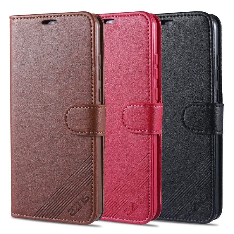 Folio-hoesje voor Honor 9A Azns Retro Leder Effect