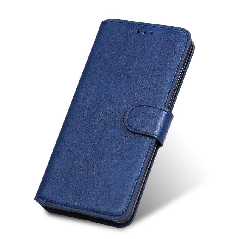 Folio-hoesje voor Honor 9A Klassieke Kaarthouder Met Leren Effect