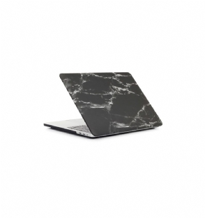 Macbook Air 13 Inch 2018 - Marmer Print Shell - Zwart / Wit