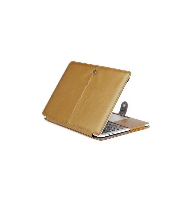 Macbook Air 13 Inch 2018 - Premium Kunstleren Hoes