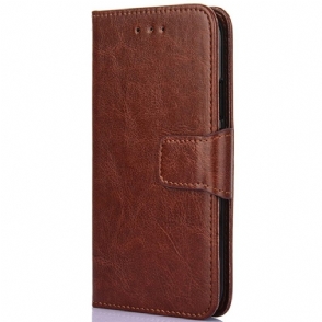 Folio-hoesje voor Realme C31 Vintage Kunstleer
