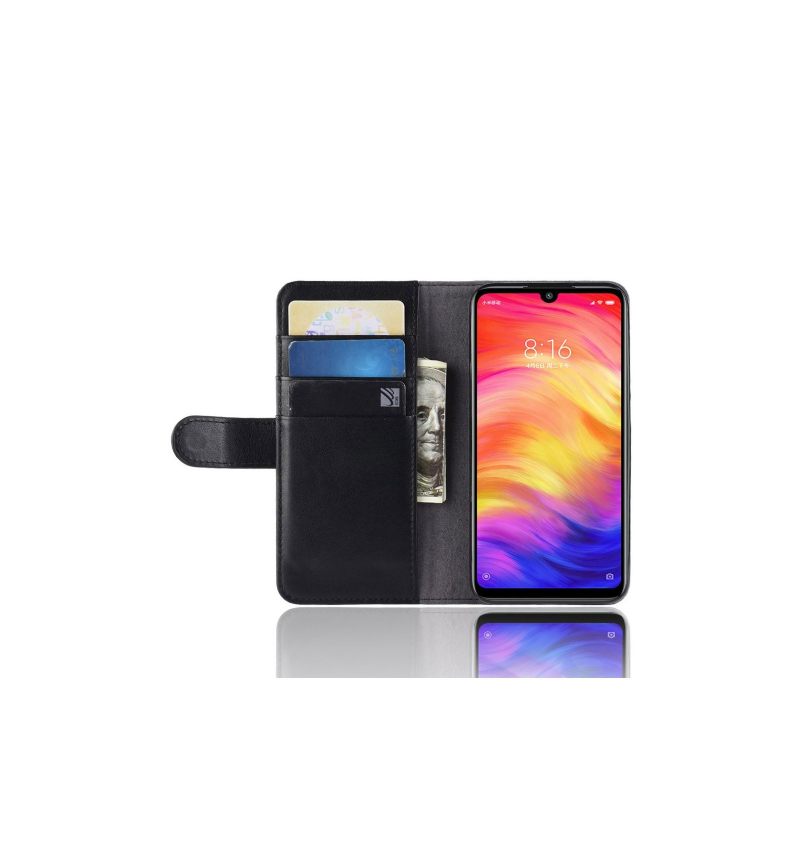 Cover voor Xiaomi Redmi Note 7 Premium Lederen Kaarthouder