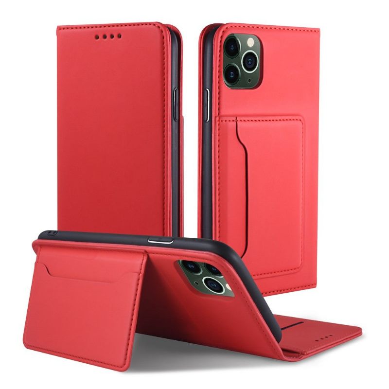 Cover voor iPhone 11 Pro Max Folio-hoesje Zachte Aanraking