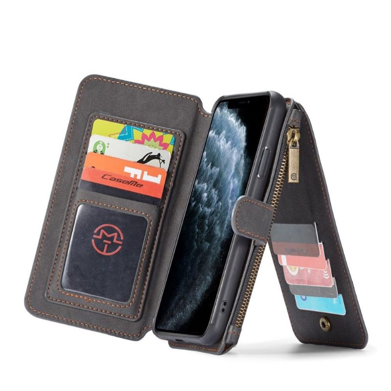 Hoesje Folio-hoesje voor iPhone 11 Pro Max Portemonnee Leren Verwijderbare Behuizing