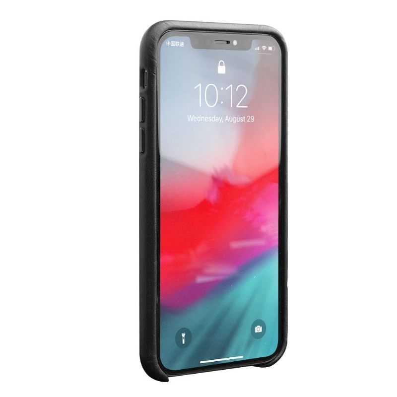 Hoesje voor iPhone 11 Pro Max Anti-fall Qialino Premium Leer
