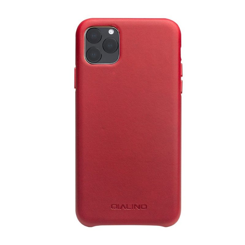Hoesje voor iPhone 11 Pro Max Anti-fall Qialino Premium Leer