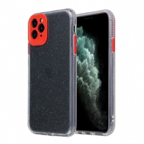 Hoesje voor iPhone 11 Pro Max Effen Glitter