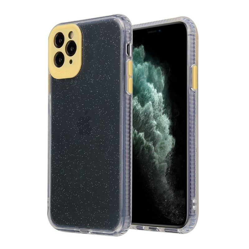 Hoesje voor iPhone 11 Pro Max Effen Glitter