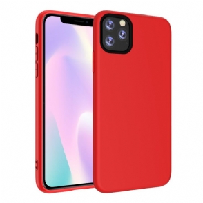 Hoesje voor iPhone 11 Pro Max Enkele Vloeibare Siliconen