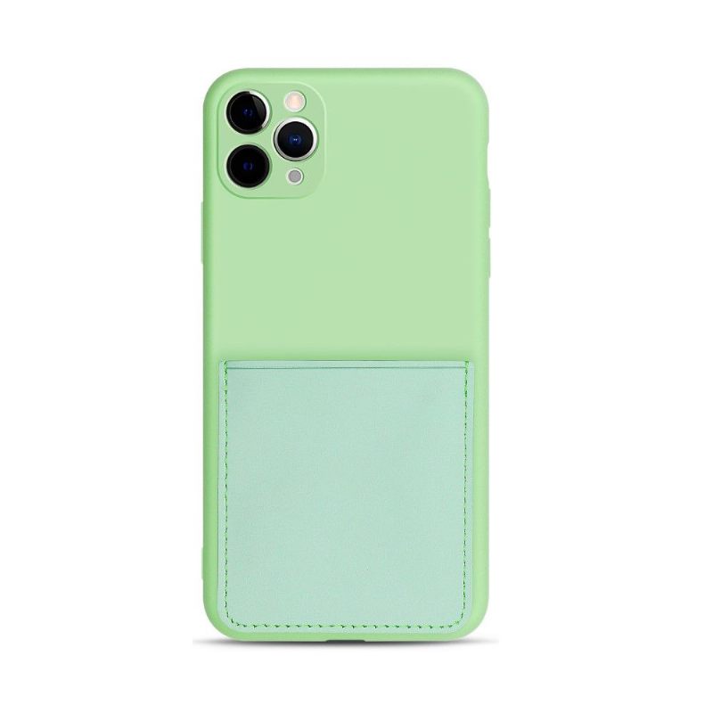 Hoesje voor iPhone 11 Pro Max Mia Siliconen Kaarthouder