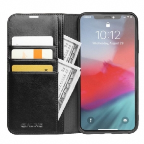 Leren Hoesje voor iPhone 11 Pro Max Bescherming Echt Leer
