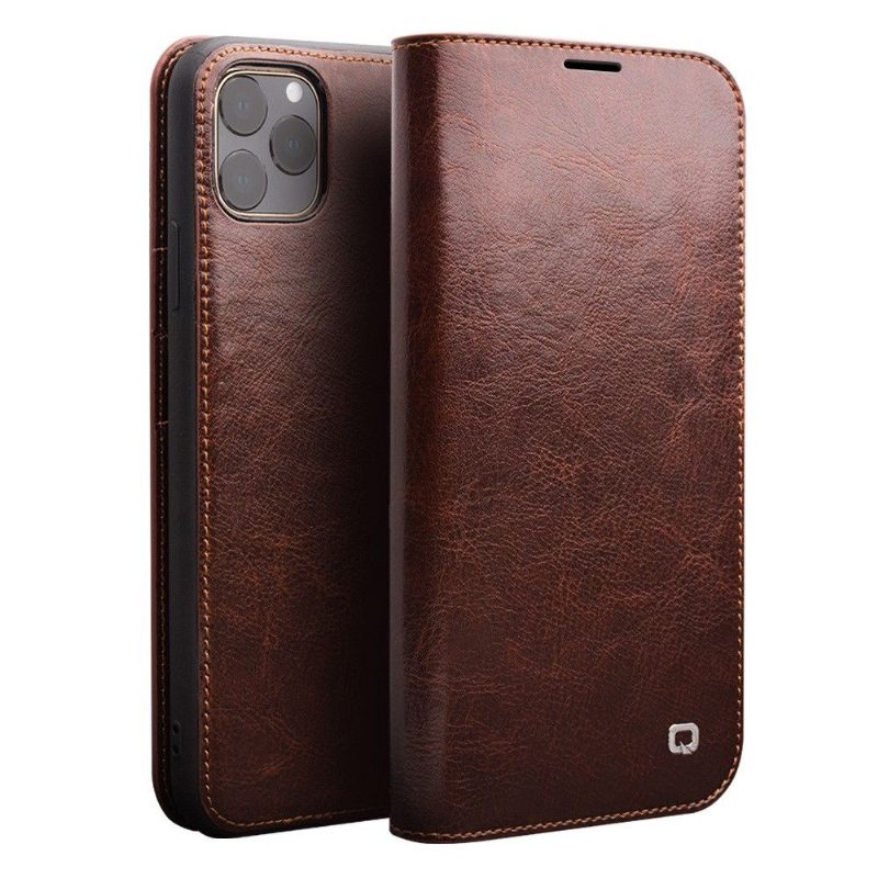 Leren Hoesje voor iPhone 11 Pro Max Bescherming Echt Leer