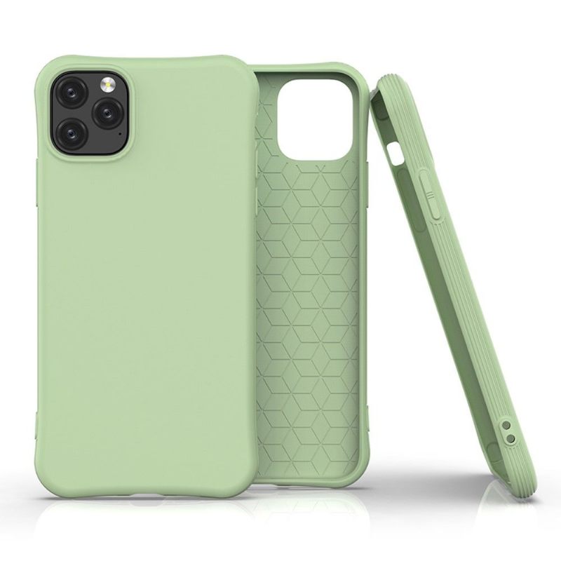 Telefoonhoesje voor iPhone 11 Pro Max Bescherming Enkele Kleur In Gel