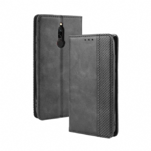Cover voor Xiaomi Redmi Note 8 Leer In Cirénius-stijl