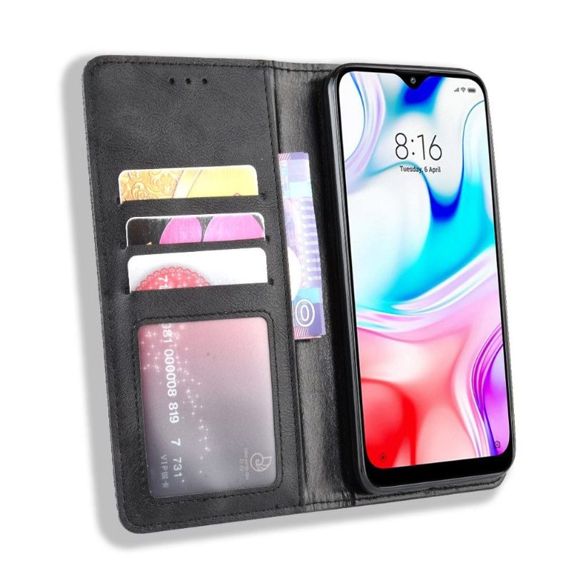 Cover voor Xiaomi Redmi Note 8 Leer In Cirénius-stijl