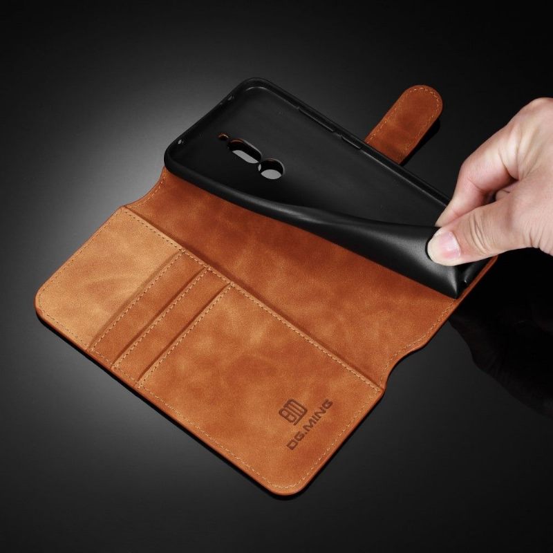 Flip Case voor Xiaomi Redmi Note 8 Dg Ming Retro Stijl Leer