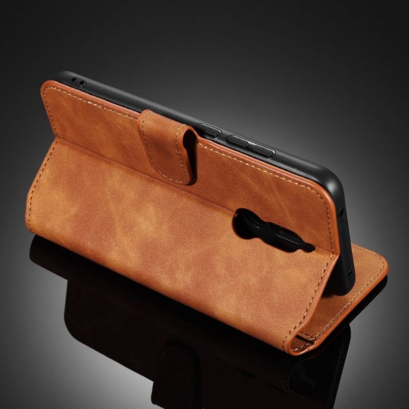 Flip Case voor Xiaomi Redmi Note 8 Dg Ming Retro Stijl Leer