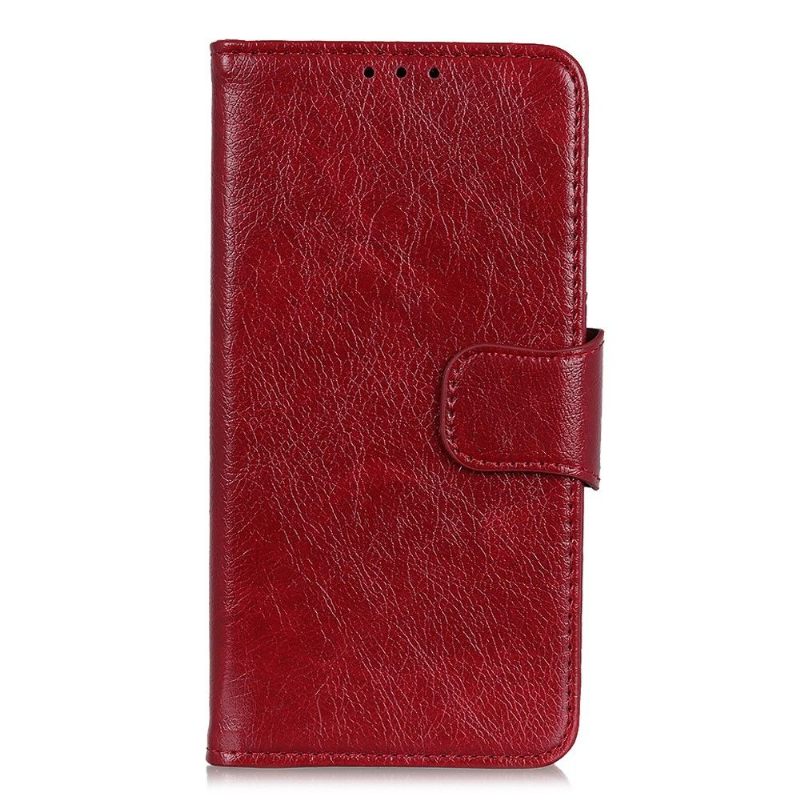 Folio-hoesje voor Xiaomi Redmi Note 8 Anti-fall Retro Leereffect