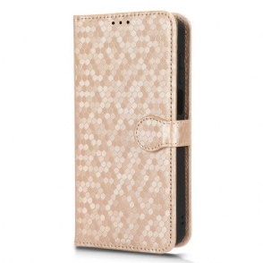 Folio-hoesje voor Moto G73 5G Met Ketting 3d Strappy-ontwerp
