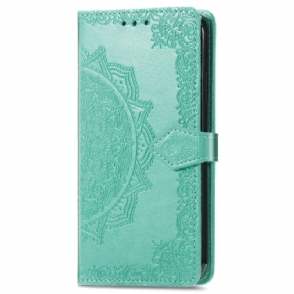 Leren Hoesje voor Moto G73 5G Mandala