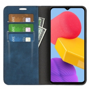 Cover voor Samsung Galaxy M13 Kunstleer Stand Functie