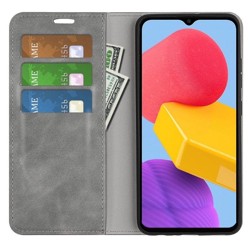 Cover voor Samsung Galaxy M13 Kunstleer Stand Functie
