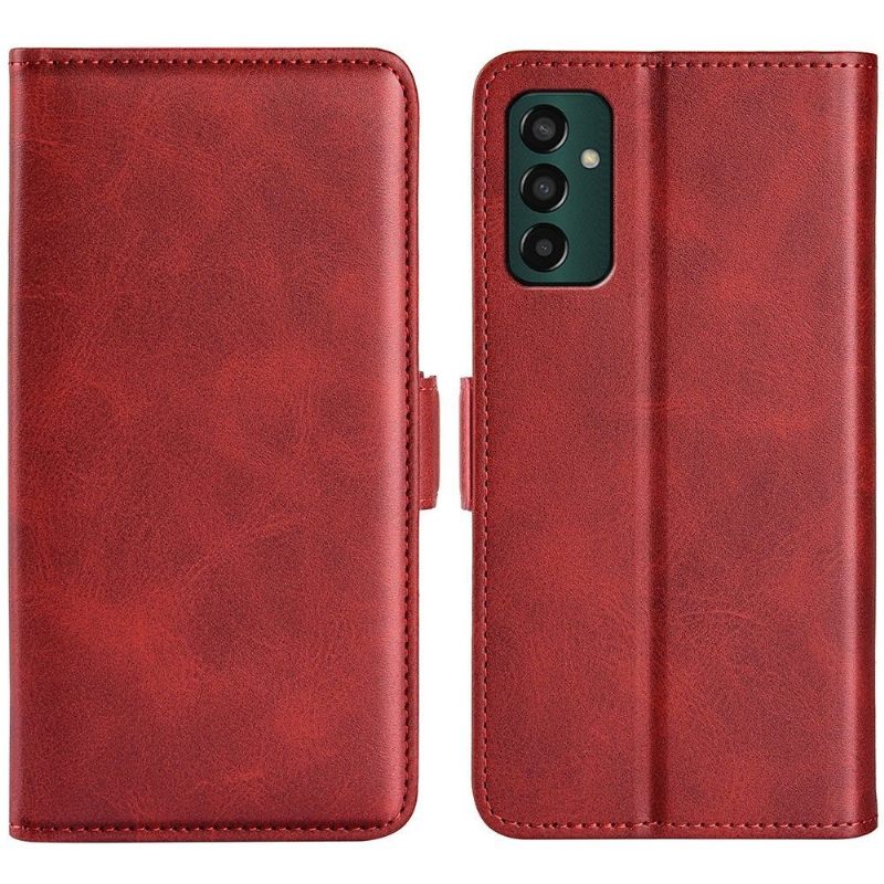 Cover voor Samsung Galaxy M13 Portemonnee Leren Mat Kunstleer Cover