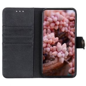 Folio-hoesje voor Samsung Galaxy M13 Khazneh Leder Effect Kaarthouder