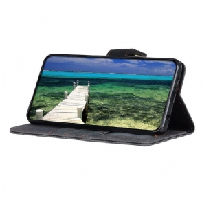 Folio-hoesje voor Samsung Galaxy M13 Khazneh Retro Leereffect