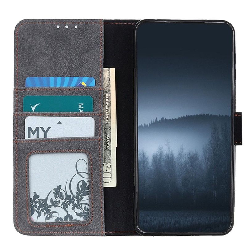 Folio-hoesje voor Samsung Galaxy M13 Khazneh Retro Leereffect