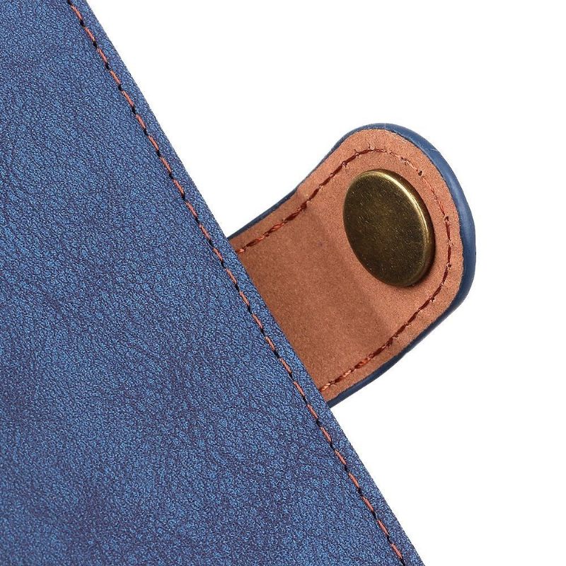 Folio-hoesje voor Samsung Galaxy M13 Khazneh Retro Leereffect