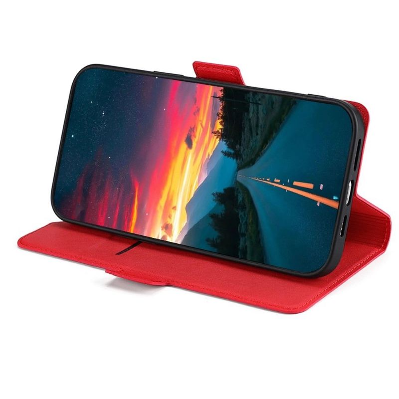Folio-hoesje voor Samsung Galaxy M13 Kunstleer Minimalistisch Bedrijf