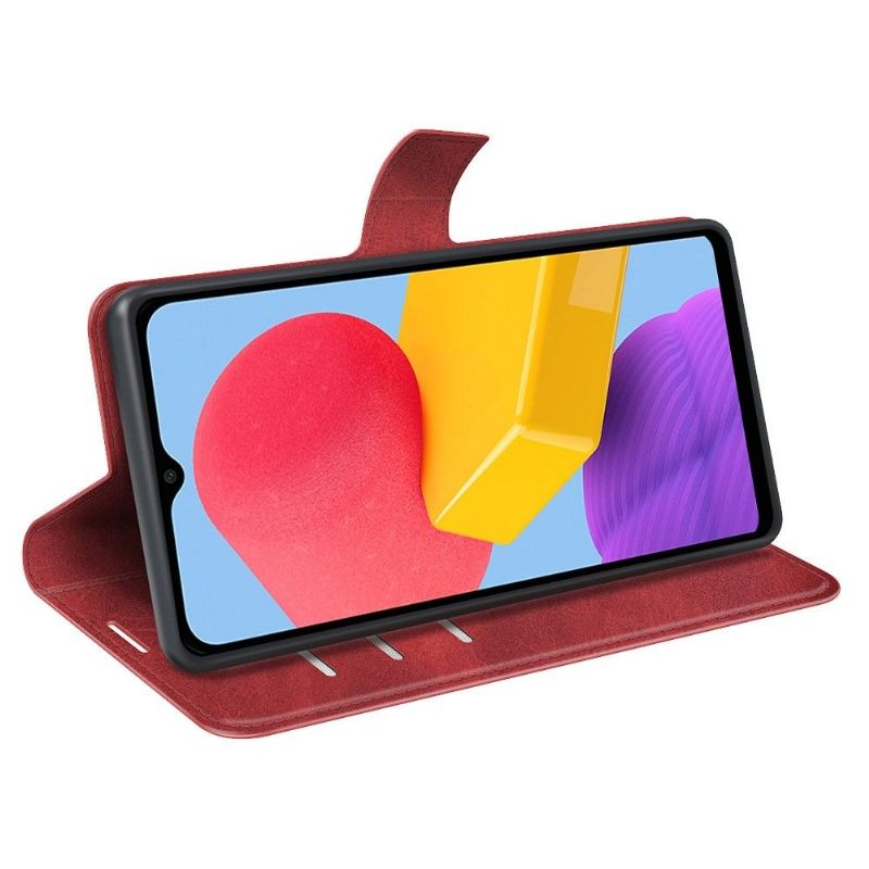 Folio-hoesje voor Samsung Galaxy M13 Portemonnee Leren Leerstijl
