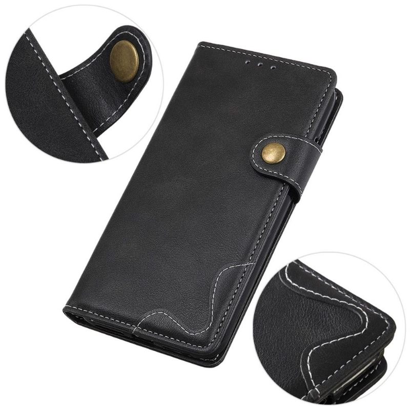 Folio-hoesje voor Samsung Galaxy M13 S-vorm Zichtbare Naden