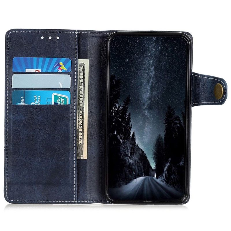 Folio-hoesje voor Samsung Galaxy M13 S-vorm Zichtbare Naden