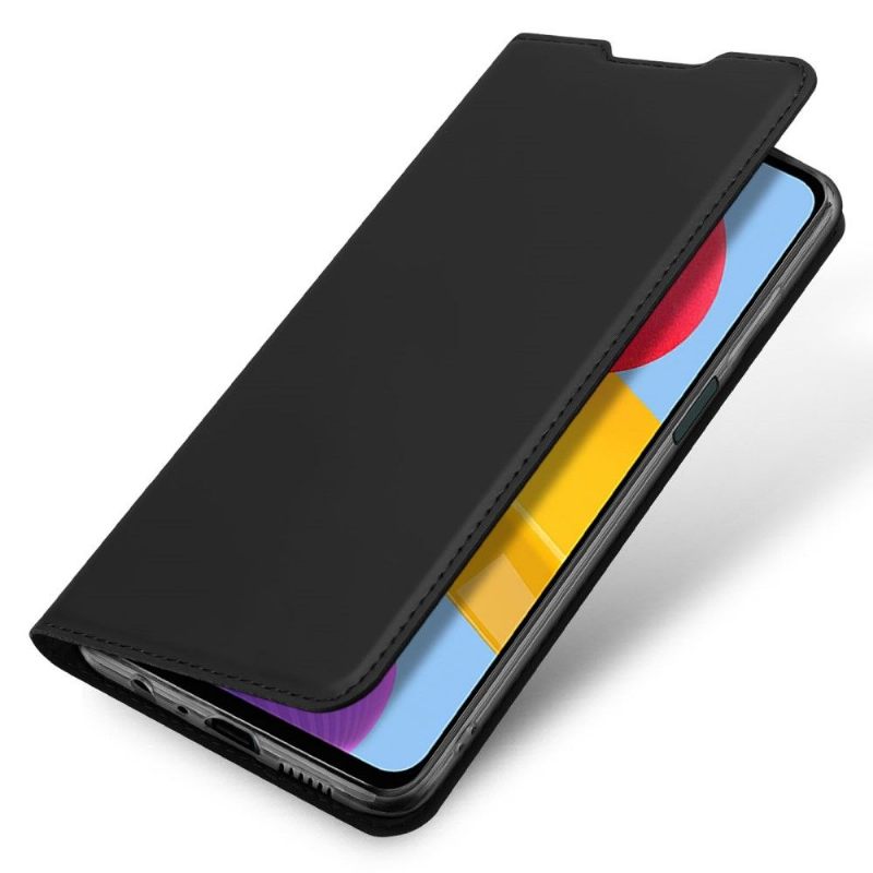 Leren Hoesje voor Samsung Galaxy M13 Bescherming Zakelijk Satijneffect