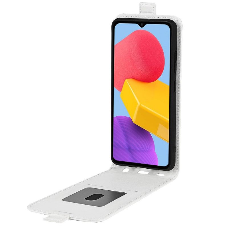 Leren Hoesje voor Samsung Galaxy M13 Folio-hoesje Verticaal Kunstleer