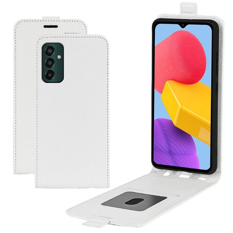 Leren Hoesje voor Samsung Galaxy M13 Folio-hoesje Verticaal Kunstleer