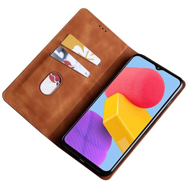 Leren Hoesje voor Samsung Galaxy M13 Lea Premium
