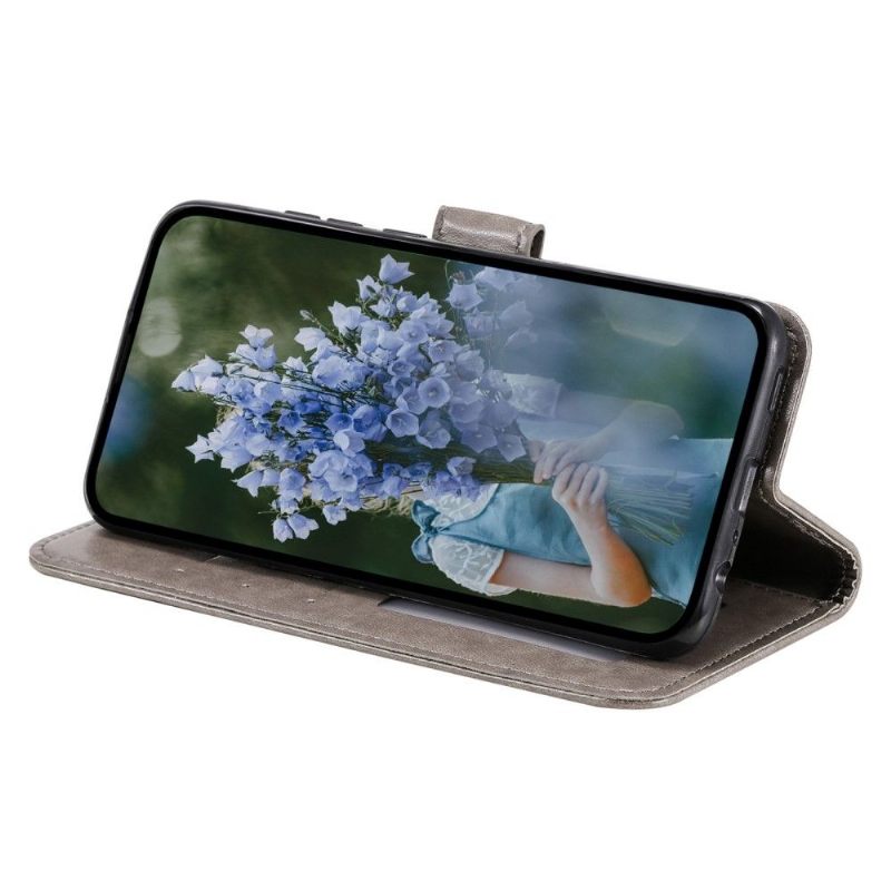 Leren Hoesje voor Samsung Galaxy M13 Zon Mandala