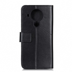 Flip Case voor Nokia 3.4 / Nokia 5.4 Folio-hoesje Faux Lederen Flap Met Klinknagel