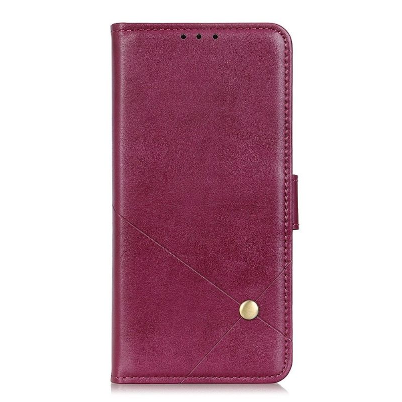 Flip Case voor Nokia 3.4 / Nokia 5.4 Folio-hoesje Faux Lederen Flap Met Klinknagel