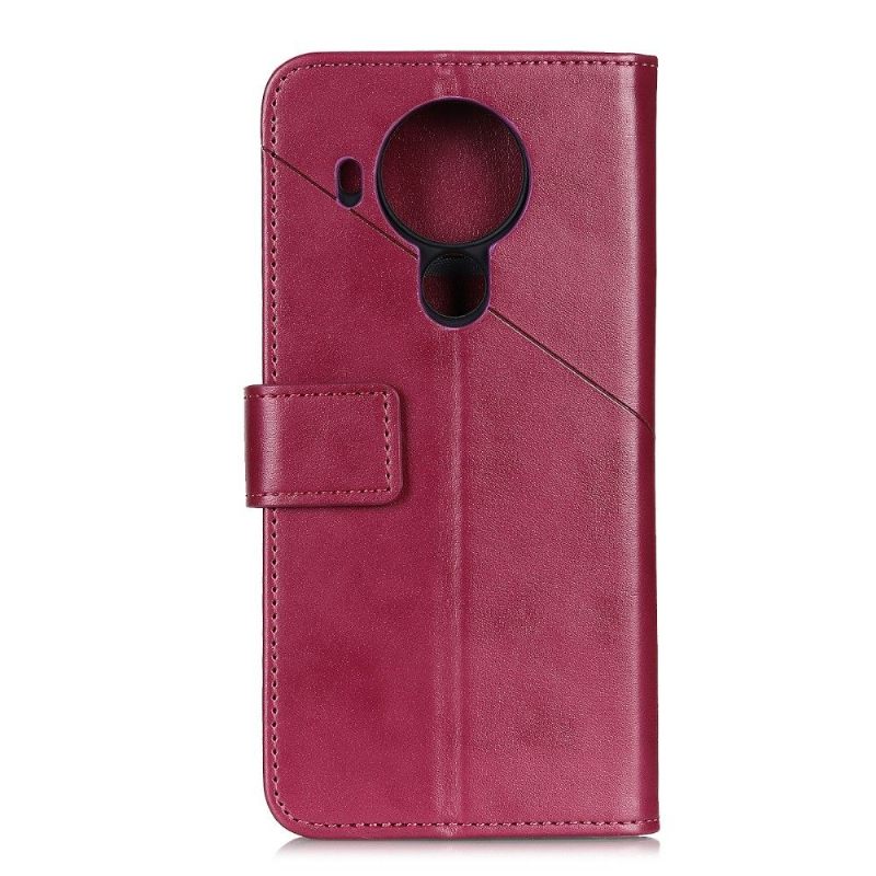 Flip Case voor Nokia 3.4 / Nokia 5.4 Folio-hoesje Faux Lederen Flap Met Klinknagel