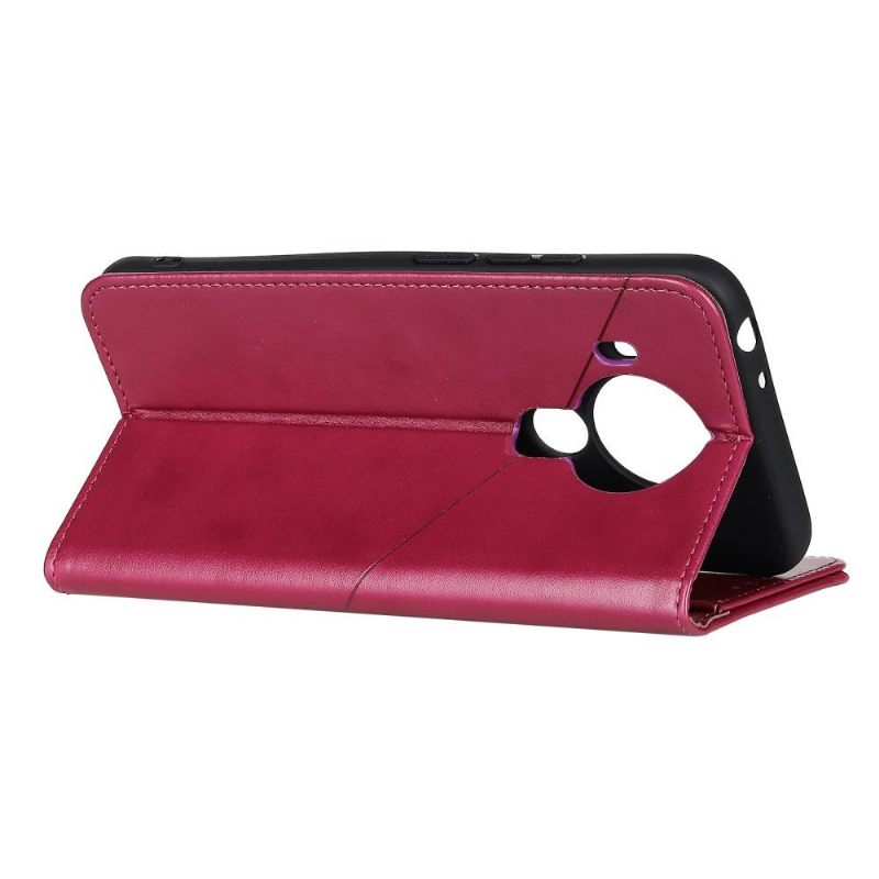 Flip Case voor Nokia 3.4 / Nokia 5.4 Folio-hoesje Faux Lederen Flap Met Klinknagel