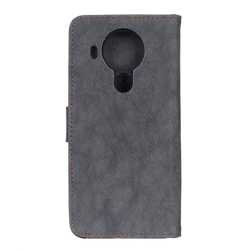Folio-hoesje voor Nokia 3.4 / Nokia 5.4 Khazneh Retro Leereffect