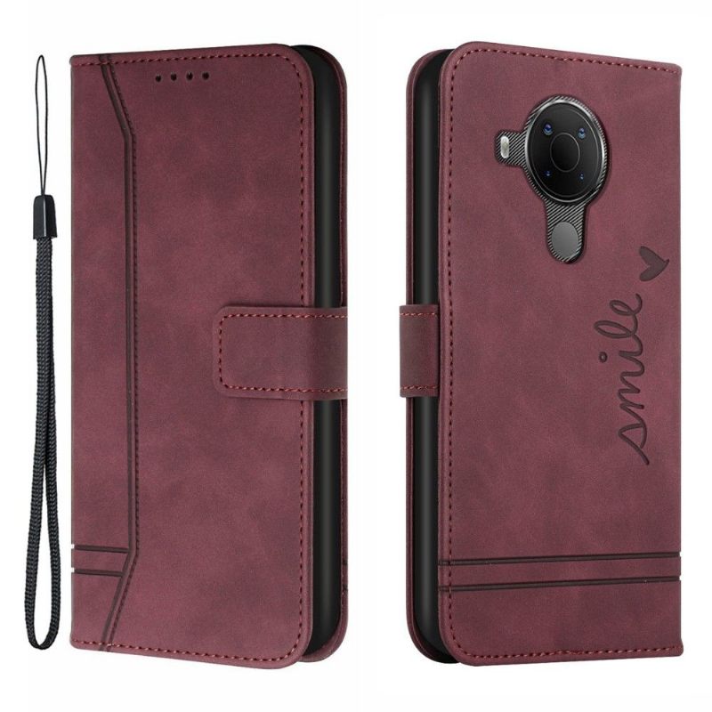 Folio-hoesje voor Nokia 3.4 / Nokia 5.4 Lachlijnen