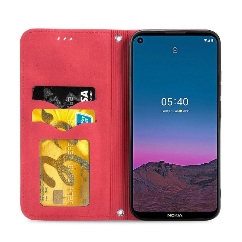 Folio-hoesje voor Nokia 3.4 / Nokia 5.4 Zakelijk Retro