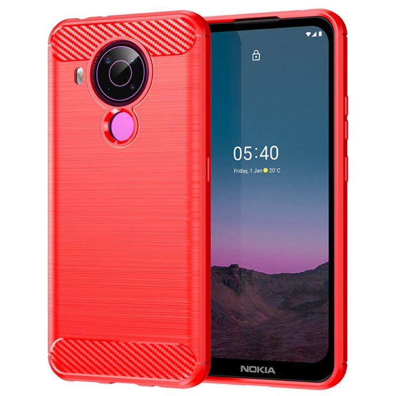 Hoesje voor Nokia 3.4 / Nokia 5.4 Geborsteld Siliconeneffect