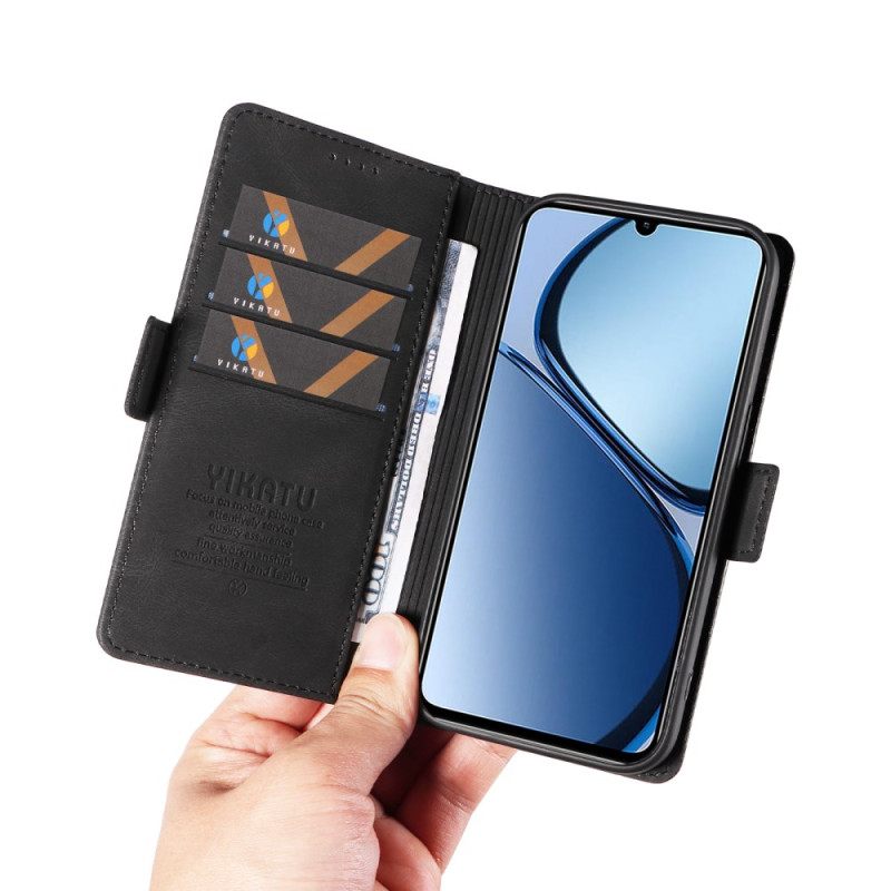 Folio-hoesje Realme C63 Telefoonhoesje Yikatu Klinknagel