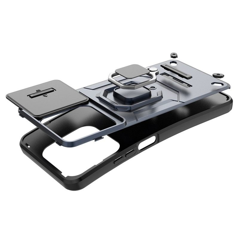 Hoesje Realme C63 Duurzame Ring Met Cameraprotector